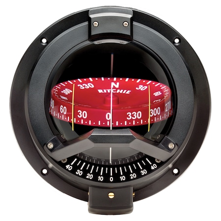 Ritchie Bn-202 Navigator Compass Bulkhead Mount - Black BN-202